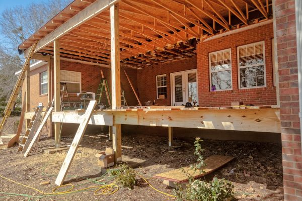 Porch Columns Installation in Long Beach