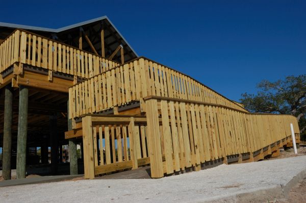 Wood Ramp Construction in Long Beach