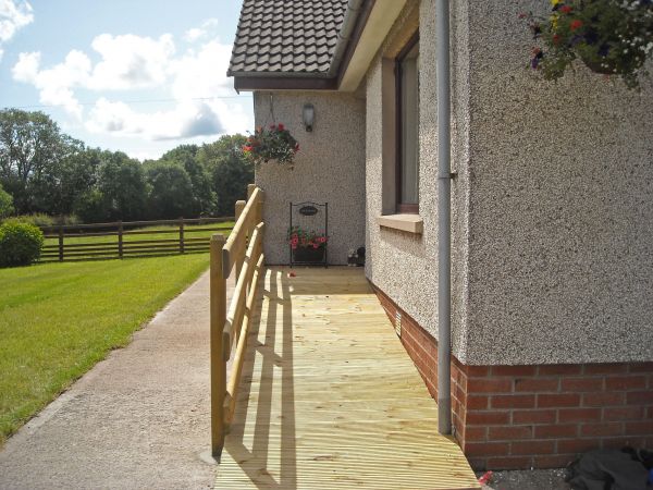 Hardwood Ramp Installation in Long Beach